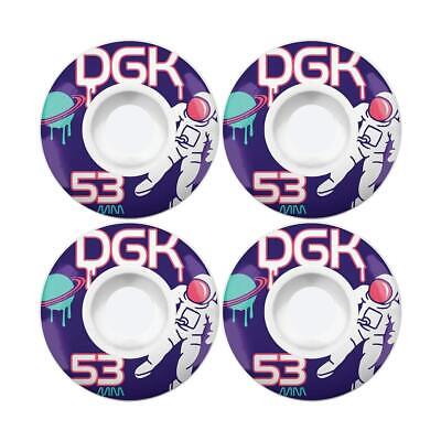 Комплект колес DGK Dirty Ghetto Kids "Spacey" (белый) 53 мм, аппаратные колеса