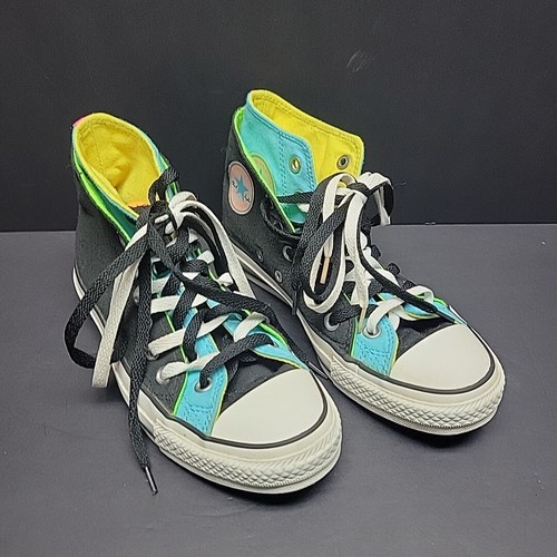 希少 極美品 90s CONVERSE ALL STAR NYLON Z 26㎝ Genuine CONVERSE All-star Low-top Studed Chain&skull