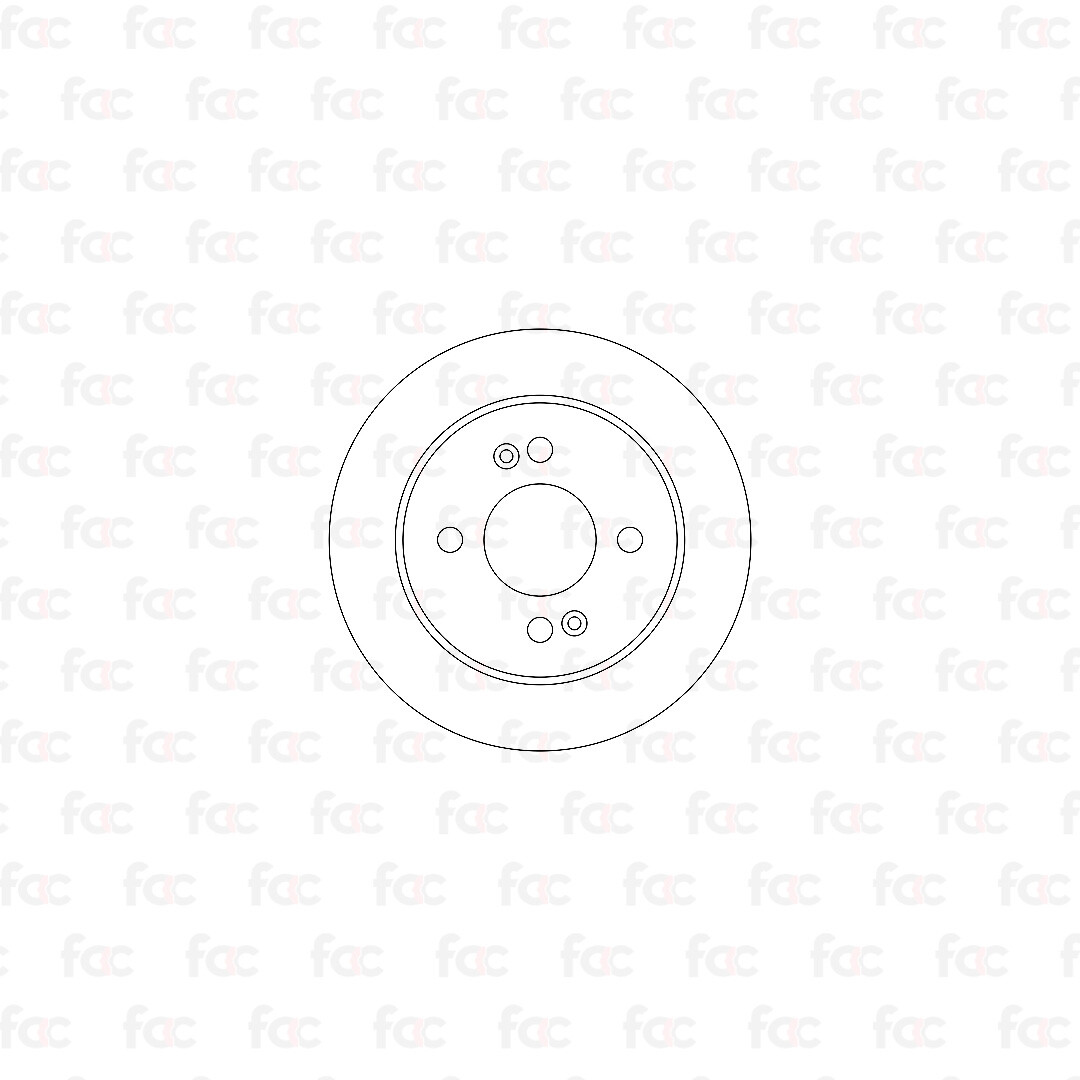 Brake Disc Rotors For Hyundai i10 Rear Axle Abtex BD2111S