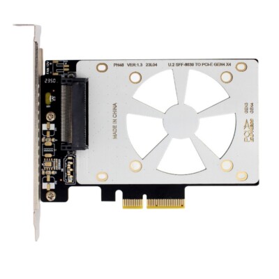 For NVMe SSD Converter Expansion Card SFF-8639 PH46  PCIE X4 Expansion Adapter Q
