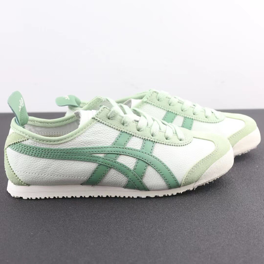 Pre-owned Onitsuka Tiger Authentic  Mexico 66 Green Sneakers Brand W/box Unisex