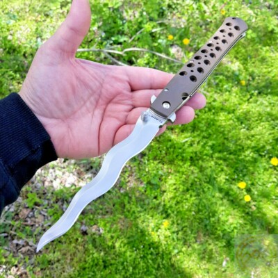 Cold Steel Ti-Lite Linerlock Folding Knife 6'' AUS 10A Steel Blade Griv-Ex Handle