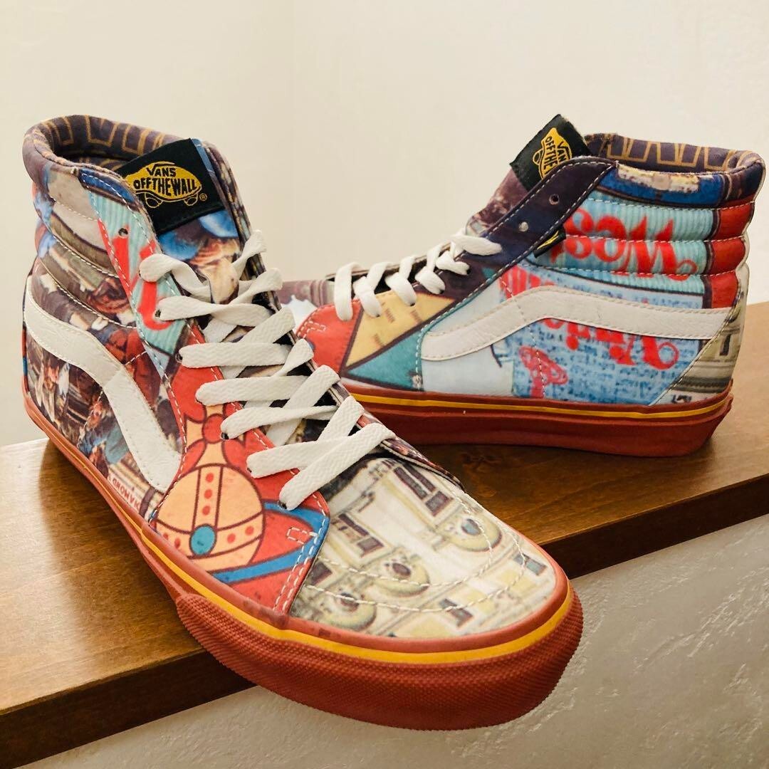 VIVIENNE WESTWOOD × vans スニーカー スケハイ 24.5 Vivienne Westwood x Vans Sk8-Hi Platform Leather Black
