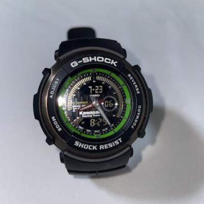 【美品】CASIO G-SHOCK ブラック Casio GWX-5700CS-1JF G-Shock G-LIDE Radio Wave Digital Watch
