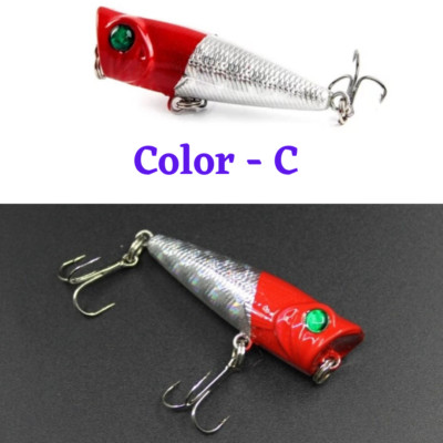 HIGH SPLASH Topwater Popper BASS,PANFISH Fishing Surface Ultralight Lure 3D NEW