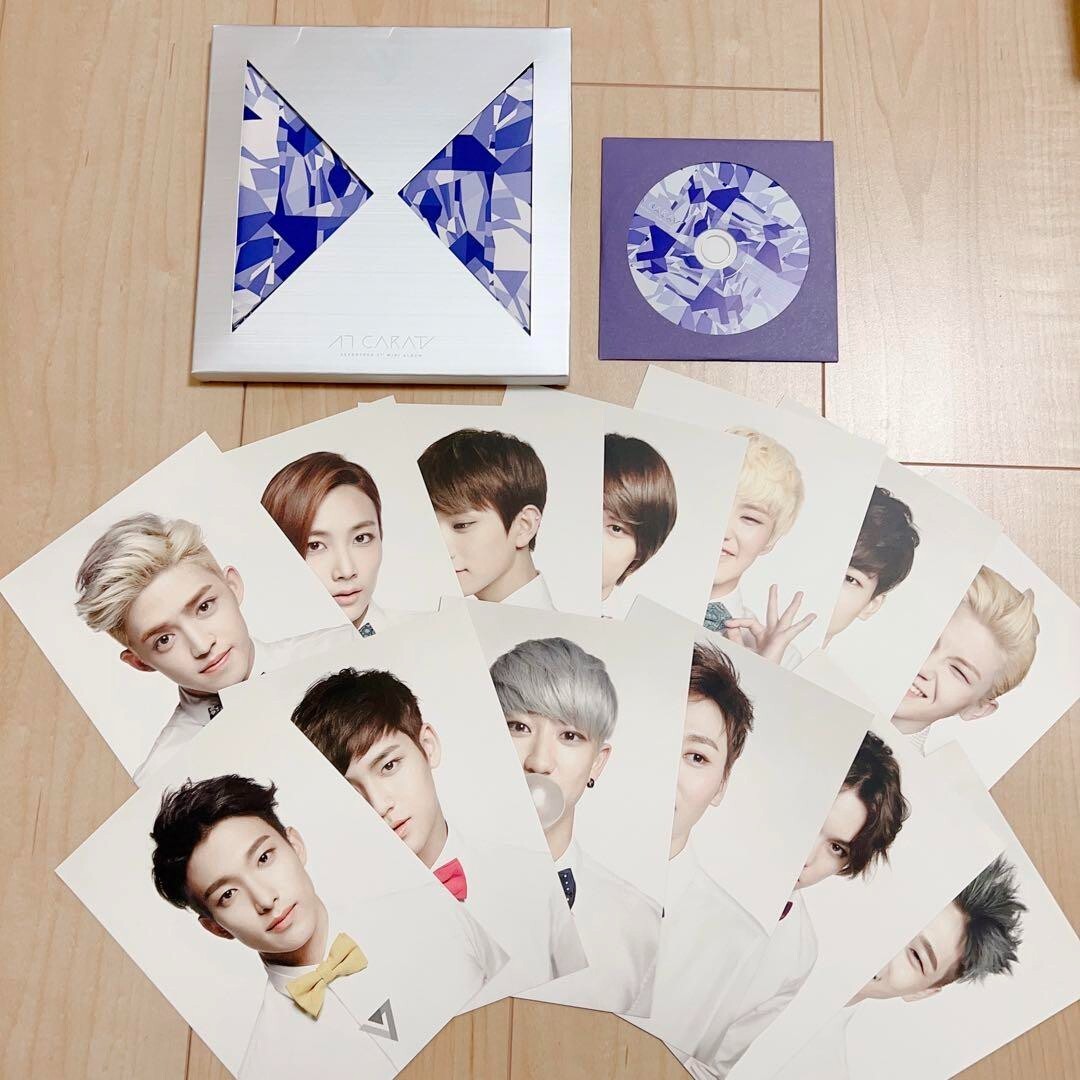 SEVENTEEN 17CARAT ポストカード付き SEVENTEEN 17 CARAT First Album 1st mini album With Wihte