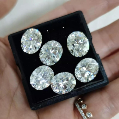 30 Ct Lot Lab-Grown Loose Diamond VVS1/ D Grad Clarity 5×7 mm Oval Cut Gemstone