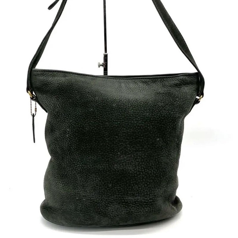 Vintage Coach 4932 Sonoma Nubuck Bucket Bag Green Leather