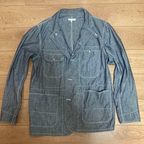 ふく Engineered Garments カバーオール ジャケット Engineered Garments Coverall Jacket Gray Cotton Size M Used