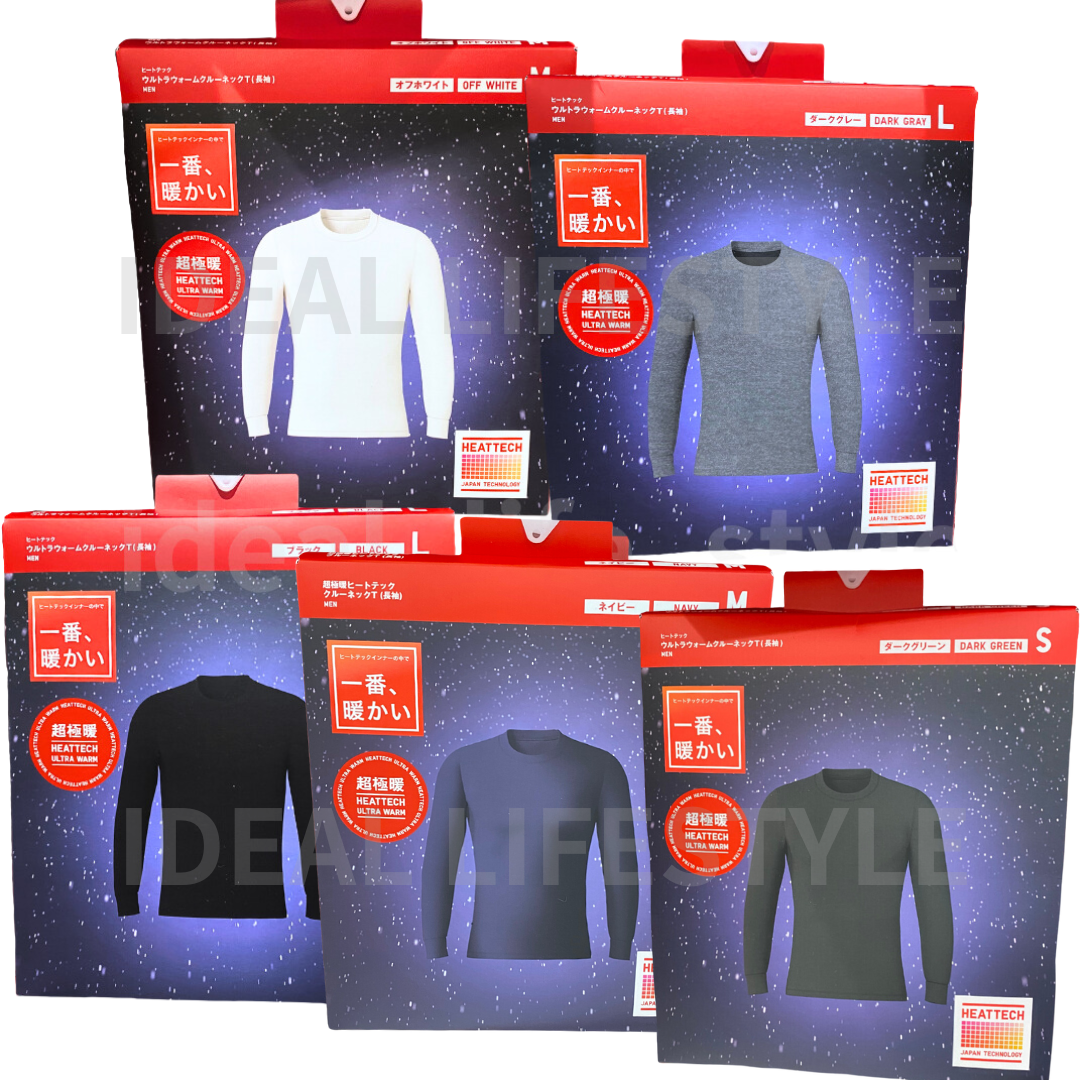 UNIQLO HEATTECH Ultra Warm Crew Neck Long-Sleeve T-Shirt XS-4XL Men 472926 NWT | eBay UNIQLO HEATTECH Ultra Warm Crew Neck Long-Sleeve T-Shirt XS-4XL Men 472926 NWT | eBay