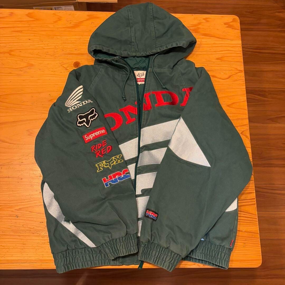 SUPREME19AW HONDA FOX Racingジャケット Sサイズ　赤 $_57.JPG?set_id=880000500F