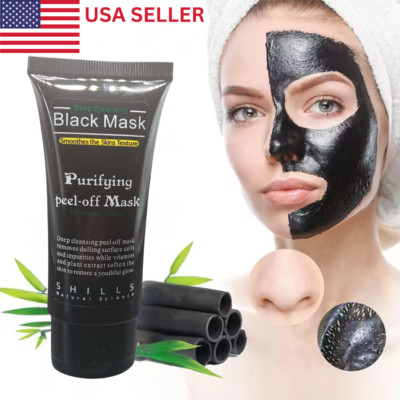 Purifying Acne Peel-off Mask  Facial Cleansing Blackhead Remover Charcoal Mask