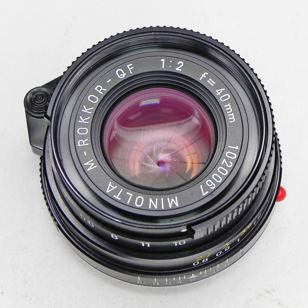 Mマウント★美品★MINOLTA M-ROKKOR-QF 40mm F2 Yahoo!オークション - MINOLTA M-ROKKOR-QF 40mm f/2 マニュアル