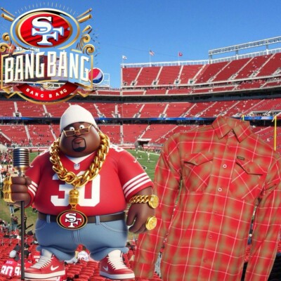 DIXXON Flannel 2XLT Bang Bang San Francisco 49ers Tribute Brand New Sealed Bag