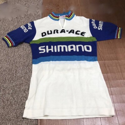 Men/'s Vintage 70/'s Embroidered Wool Moka Liudi Team Cycling Jersey