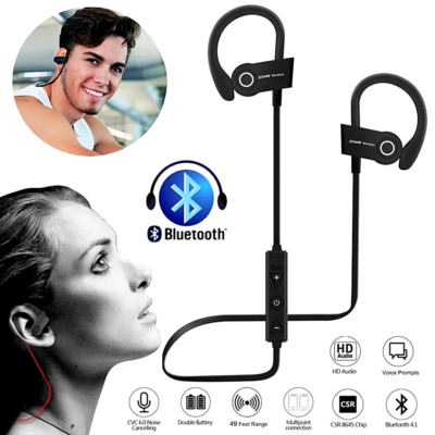 Auriculares inalámbricos Con micrófono, audífonos Con Bluetooth, Con  micrófono