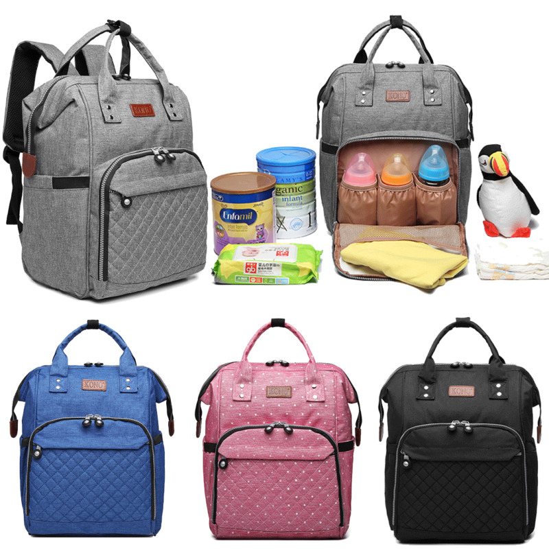 Baby Diaper Nappy Mummy Changing Bag Backpack Set Multi-Function Hospital Bag🧸