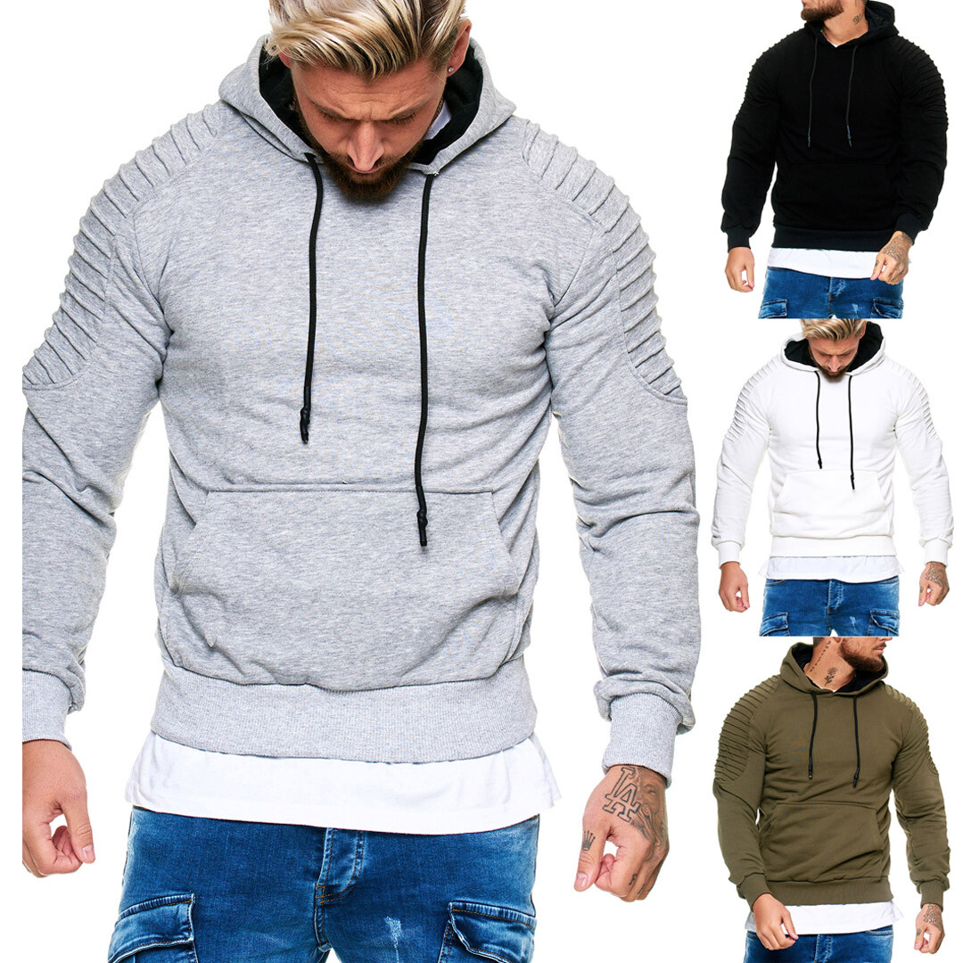 Hoodie Pullover Kapuzenpullover Pulli Sweatshirt Kapuzenpulli Kapuze Herren