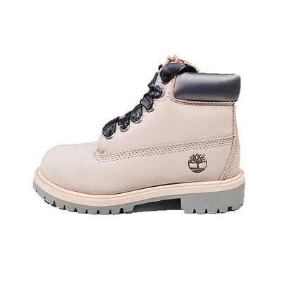 

Непромокаемые ботинки Timberland 6 дюймов премиум-класса для маленьких детей из светло-розового нубука — 13,5, Not available