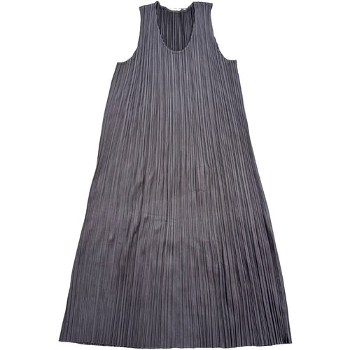 Authentic Issey Miyake Pleats Please Size:2 Dress Gray