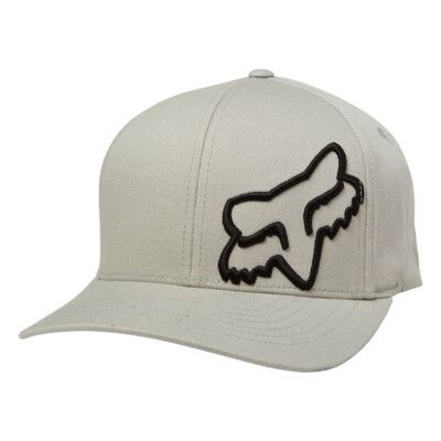 Fox Head Racing ''Flex 45'' FlexFit Hat (Steel Grey) Men's Precurved Stretch Cap