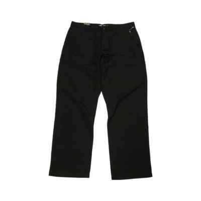 Брюки Vans Chino Relaxed Tapered (черные) Прочные эластичные брюки