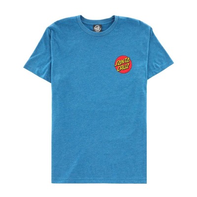 

Футболка Santa Cruz Skateboards Classic Dot Chest S/S (Heather Cool Blue)