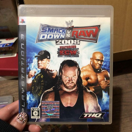 PS3 WWE 2008 SmackDown vs Raw 10308 Japanese ver from Japan PS3 WWE 2008 SmackDown vs Raw 10308 Japanese ver from Japan