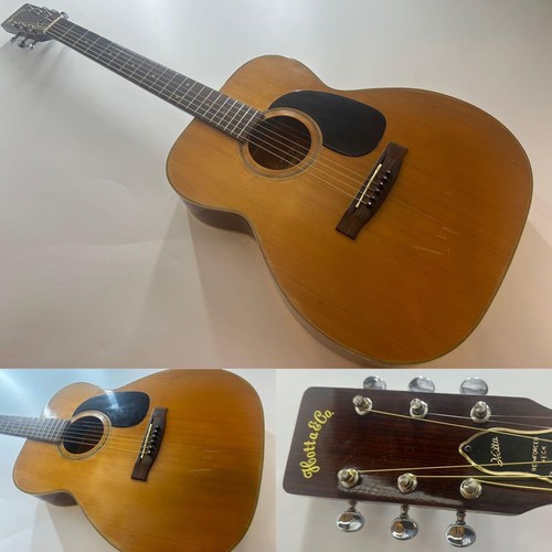 当時物ハンドメイド YASUNA F-4000 アコースティックギター Acoustic Guitar Hotta & Co. F100 Vintage Natural OOO Size | eBay