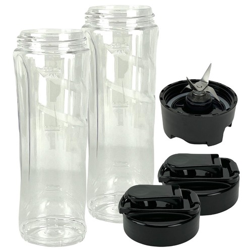 Cross Blade & 2 Pack 20 oz Cup w/ Lid for Oster BLSTPB MyBlend 250-Watt Blender