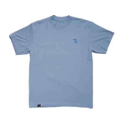 

Футболка с короткими рукавами The Quiet Life Shhh Embroidery (прозрачно-синяя), Clear blue
