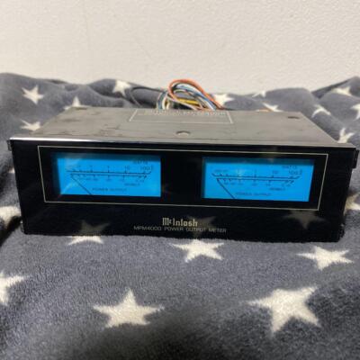 ♪ジャンク品♪McIntosh マッキントッシュ MPM400 POWER OUTPUT METER パワーアウトプットメーター 本体のみ MACKINTOSH - マッキントッシュ McIntosh MPM4000 訳あり品の通販 by