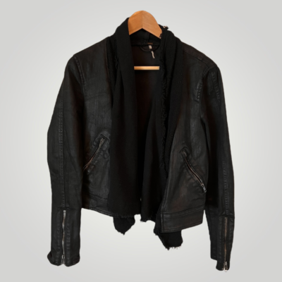 Free people black best sale jacket