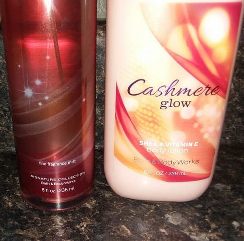 Bath & Body Works: CASHMERE GLOW Fine Fragrance Mist & Body Lotion - 2pc Set NEW