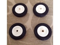 Multi Purpose Plastic Wheel 150mm 6/" For Hobby /& Toy Making Etc