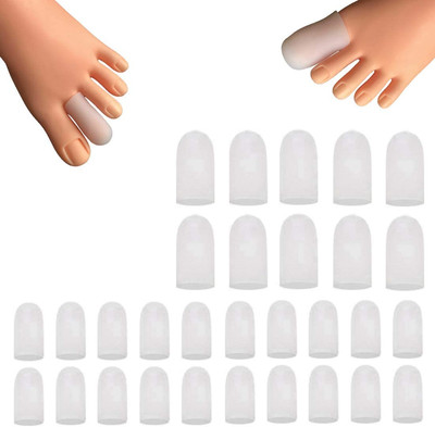 Tapas de Gel Para Los Dedos de Los Pies Protectores Dedos de Silicona Proteger
