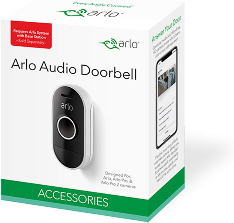 Audio Doorbell, White (AAD1001-100NAS)