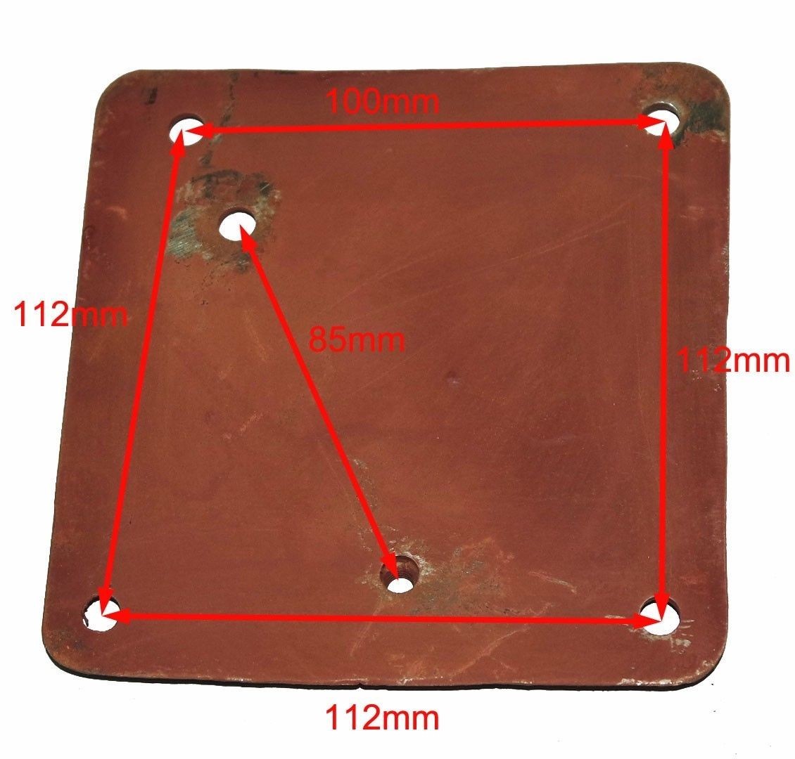 BSA M20 Battery Carrier Plate Raw Bare Metal 