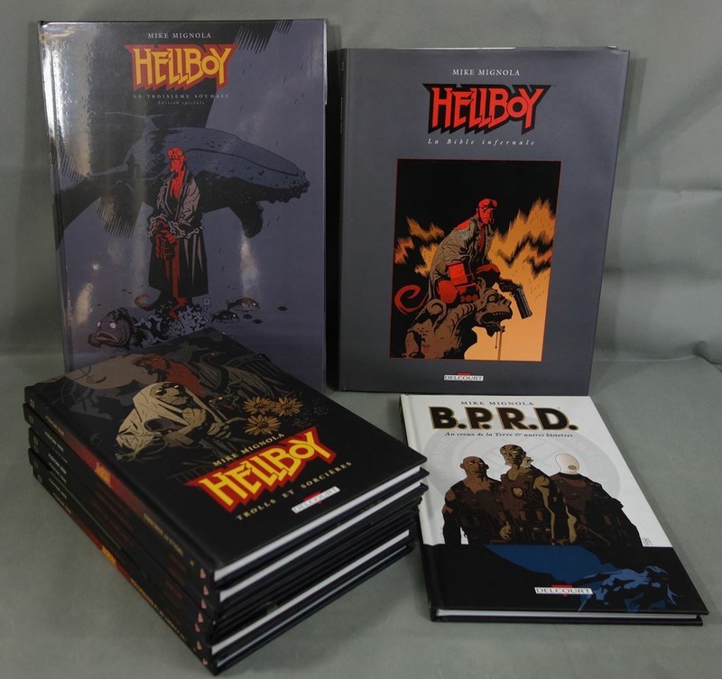 Eo Hellboy Tomes 1 Ã  8 + Bible + Bprd 1 Mike Mignola 1Ã¨ Ã©Dition Delcourt T7 Netb