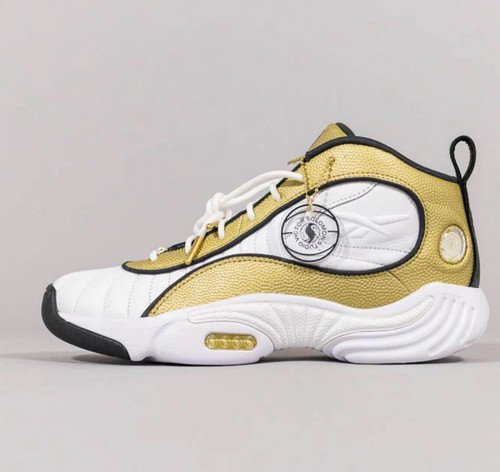 Reebok answer バスケットボールシューズ ブラック/ゴールド Reebok Answer III “Swerve Strickland” Mens size 8M-13M