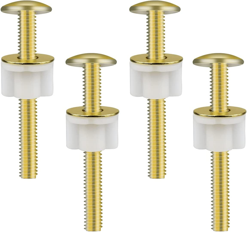 Hinge Bolts Screws Set Heavy Duty Toilet Seat Fastener Wit