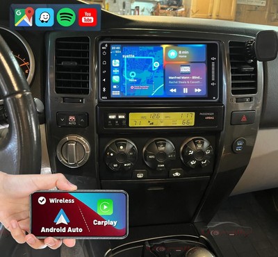 Car Apple CarPlay Dash Radio For Toyota 4Runner 2003 2004 2005 2006 2007 08 2009