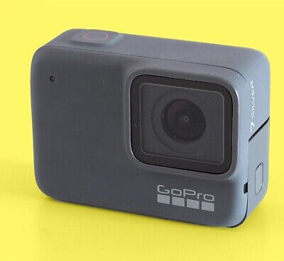 Used GoPro HERO 7 Silver Camcorder Action 4K 10MP Ultra HD Camera Touch Screen 