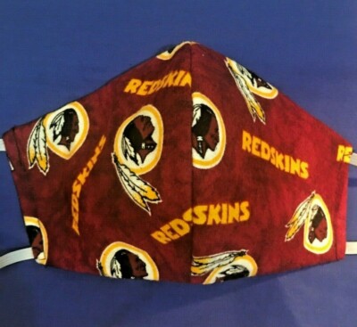 2 per set Homemade Fabric Reusable Face Mask washable Washington Redskins 