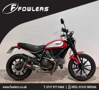2015 DUCATI SCRAMBLER ICON IN RED MILEAGE 10166