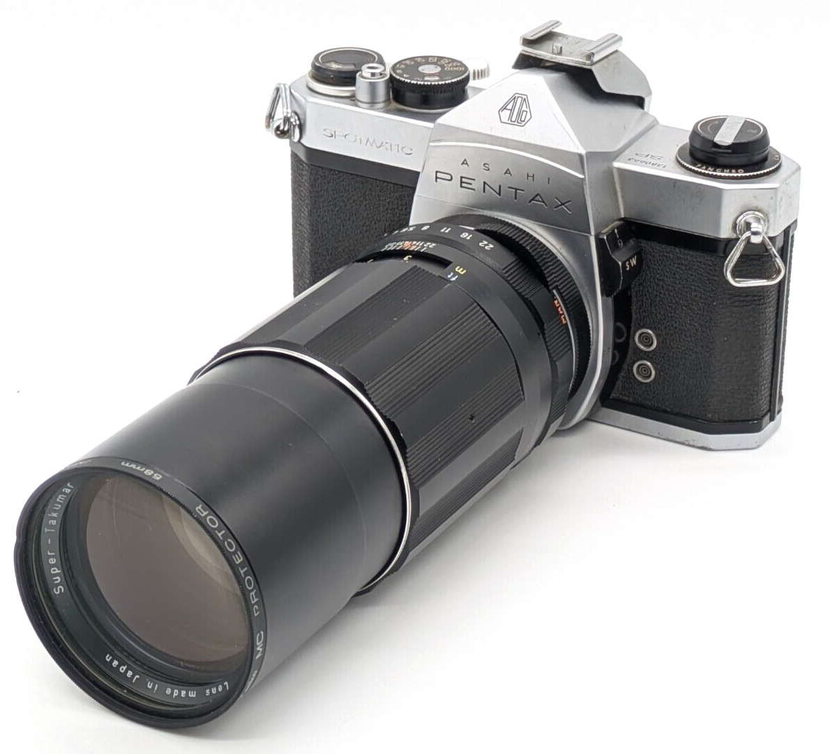 ASAHI PENTAX SPOTMATIC スーパータクマー付 Asahi Pentax Spotmatic SP vtg film camera Super Takumar 1