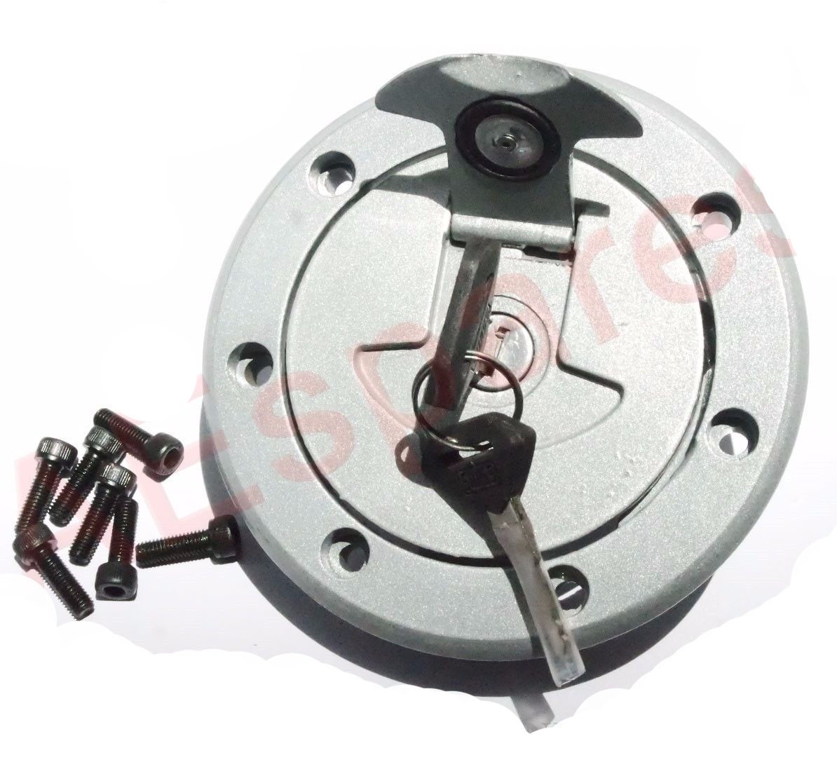 New Lockable Petrol Gas Fuel Tank Cap With Keys For Bajaj Pulsar
