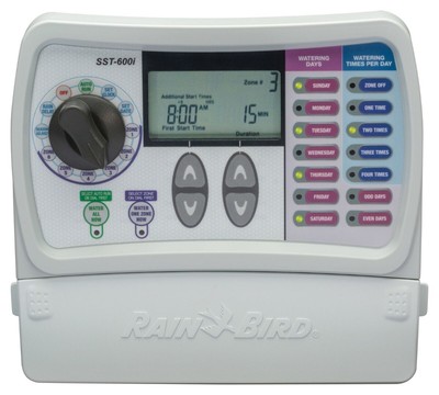 Rain Bird 6-Station Indoor Simple Irrigation Sprinkler Timer Controller SST-600i