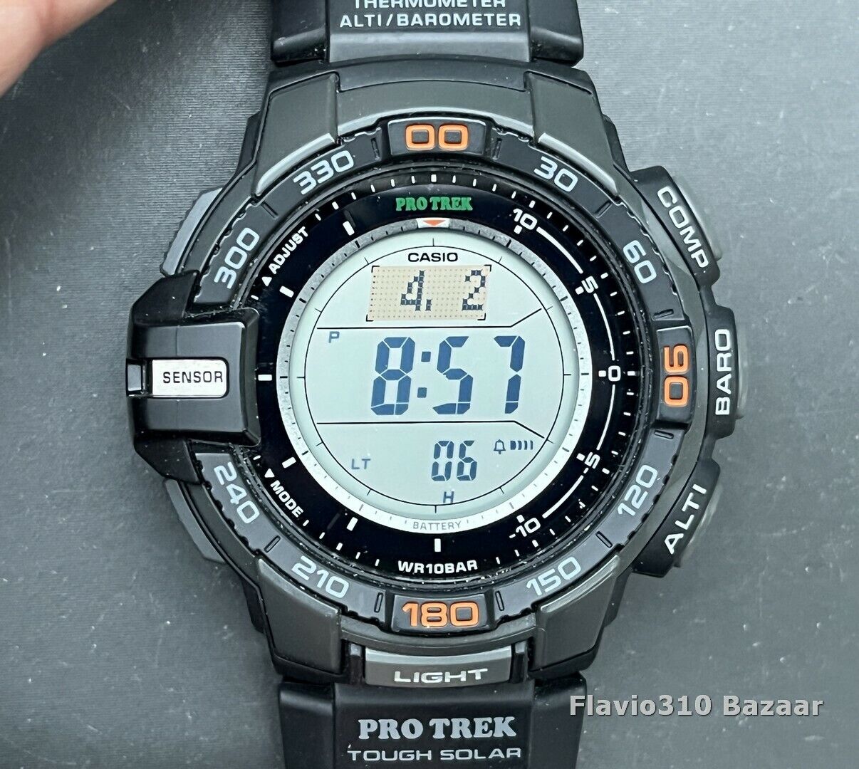 Casio PRO TREK PRG270 (3415) Tough Solar Compass Barometer Altitude