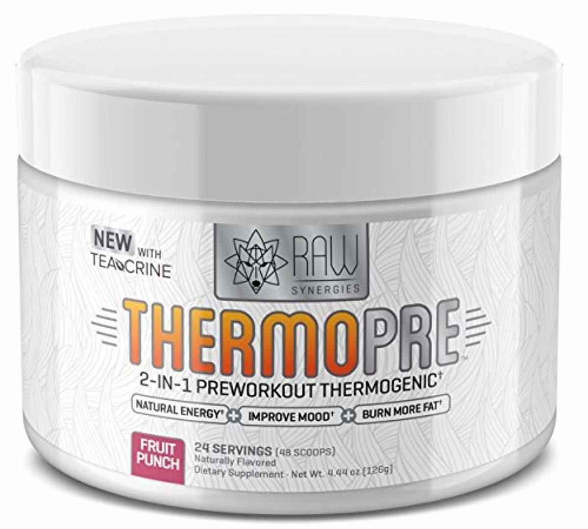 Raw Synergies Pre Workout Thermogenic 2 In 1 Fat Burner Powder For Women And Men Ebay
